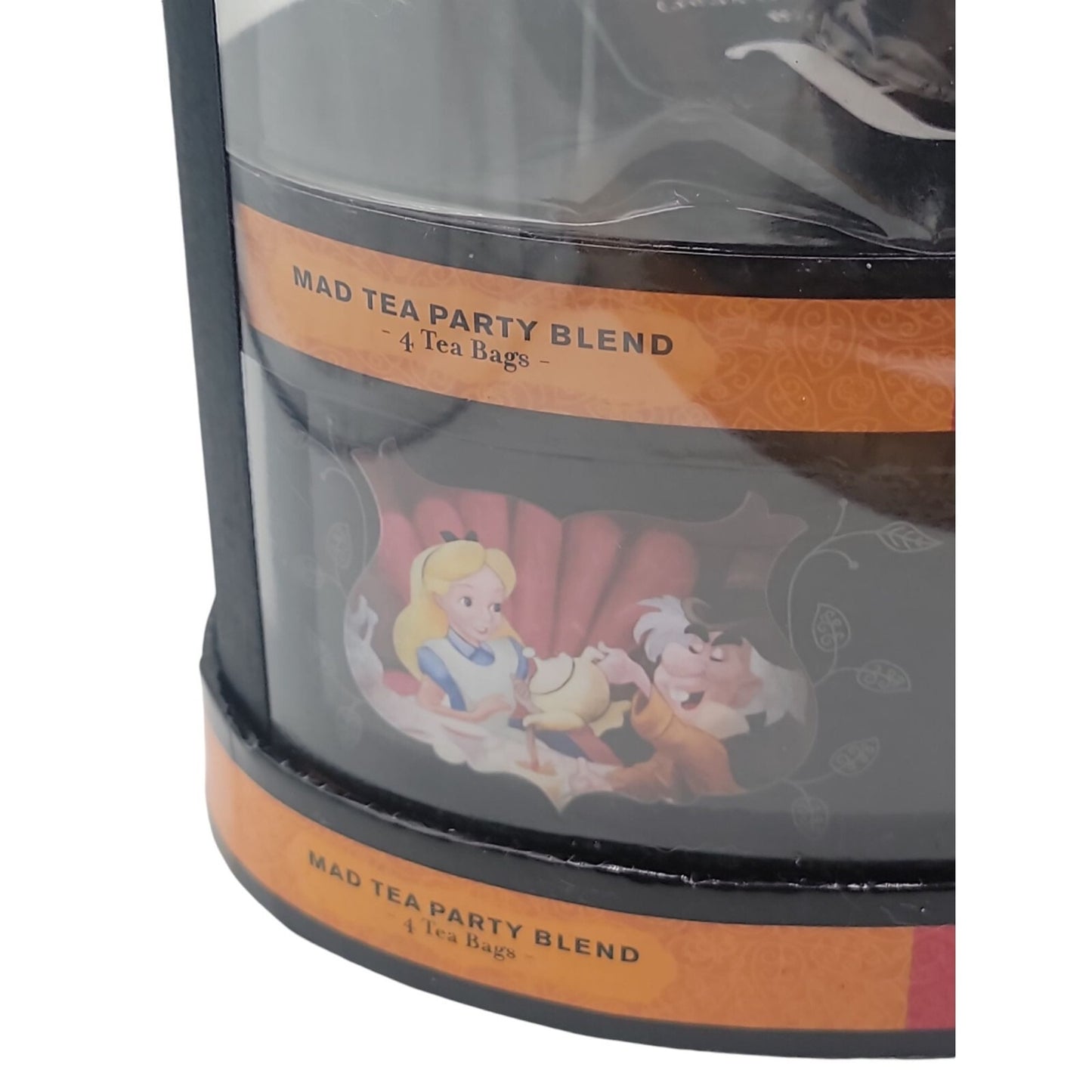 Disney Alice in Wonderland Tea Pot Mad Hatter & 364 Wonderland Tea Bags *RARE*