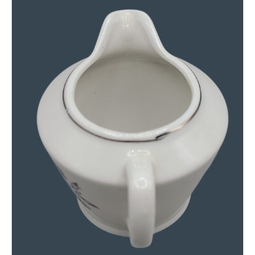 Vtg 1920s Chikaramachi Noritake Hand Painted Porcelain Floral Creamer Pitcher