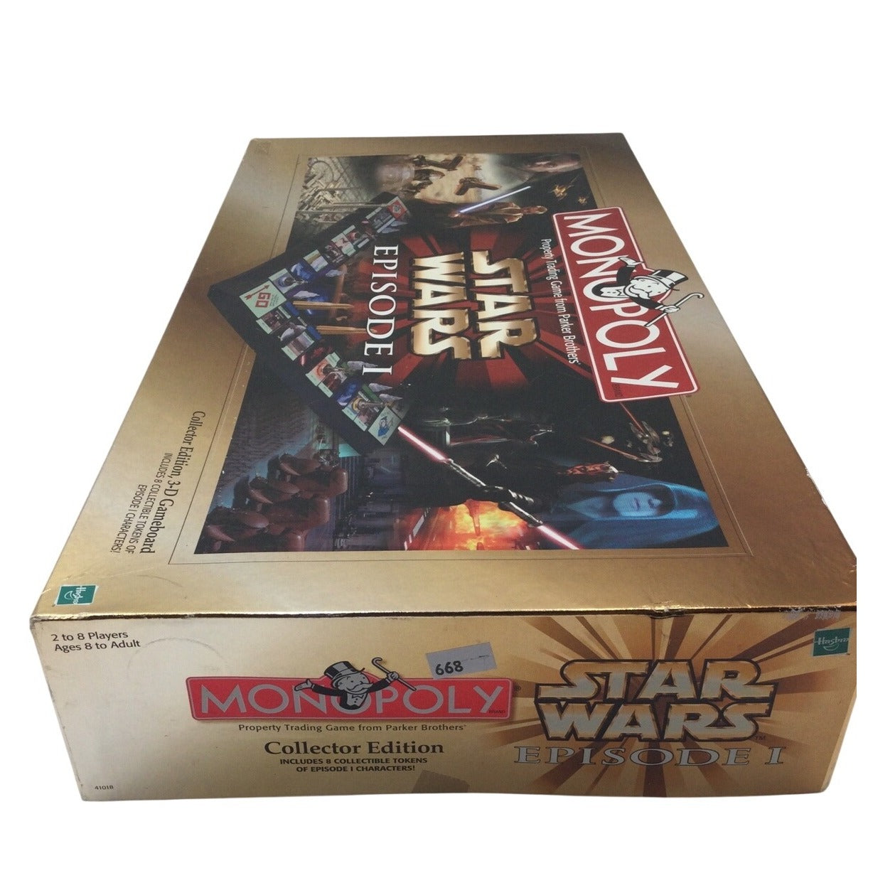 Vintage Monopoly Star Wars Episode I Collectors Edition 3D Game Board Game 1999
