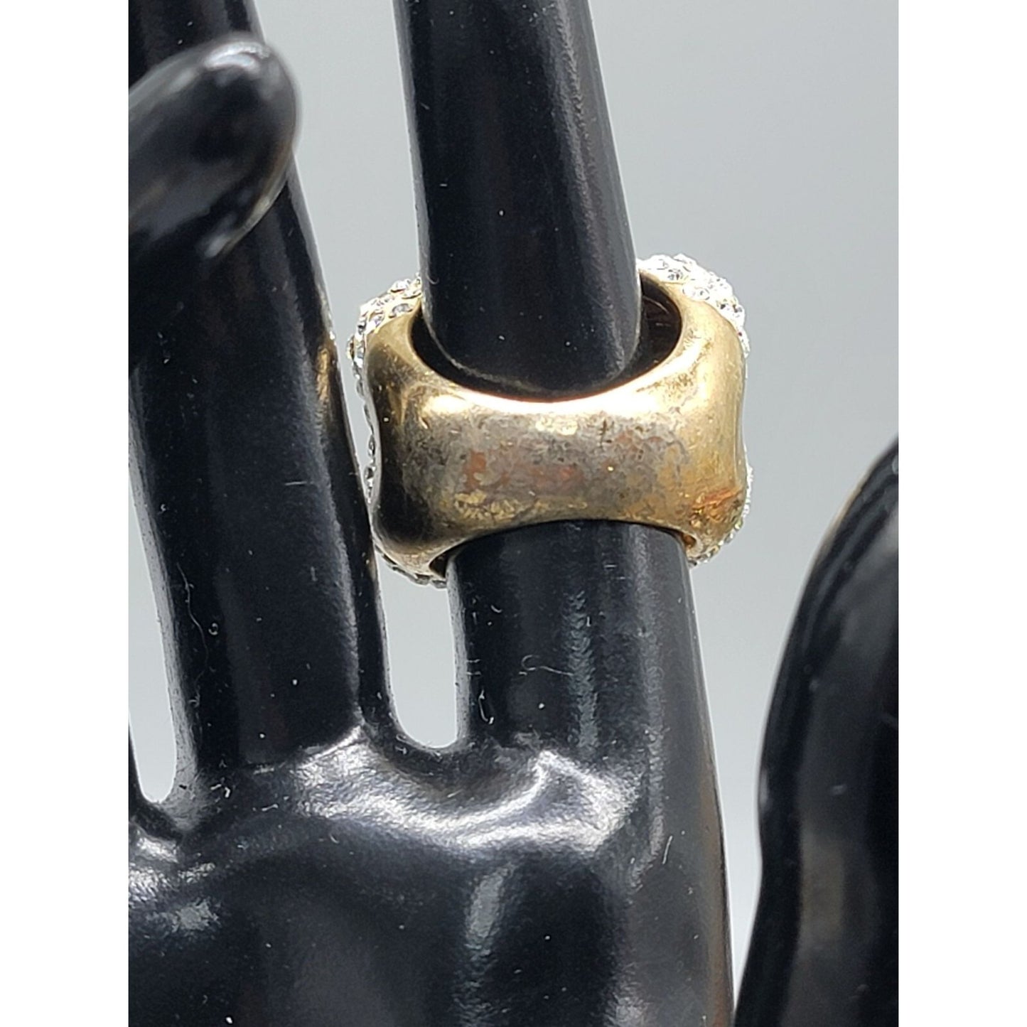 Princess Amanda 14kgp Crystal Enamel Ring AB China Museum Quality Collection 6.5