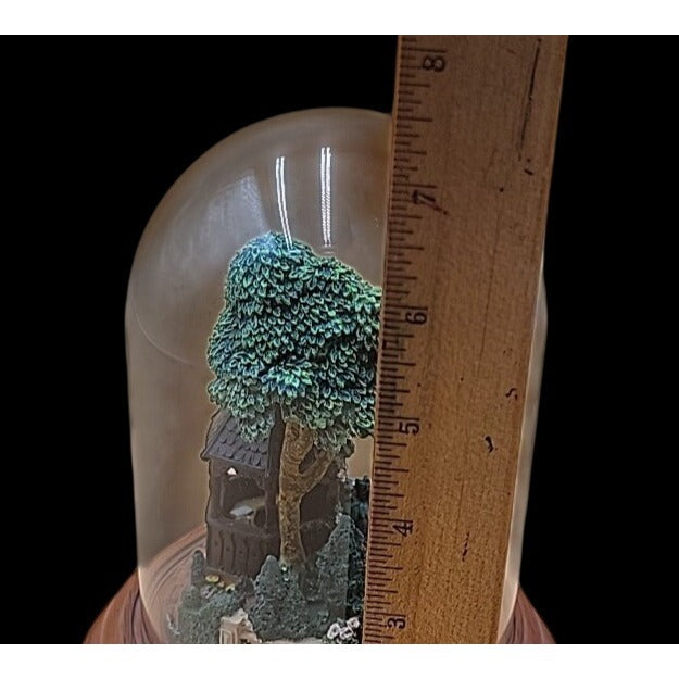 Princess Victoria's Dream Garden Sculpture Glass Domed Franklin Mint 1988 Vtg